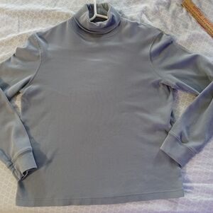 Lauren Ralph Lauren Turtleneck Pullover Small Grey Women Long Sleeve Shirt